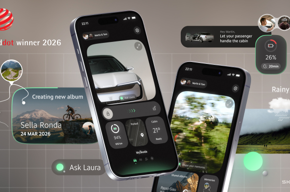 Škoda receives Red Dot Award for its Vision App concept