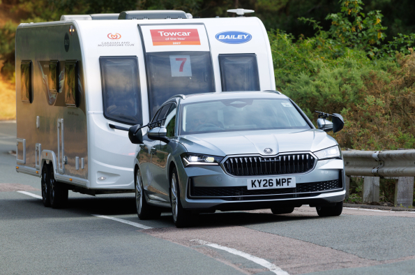 From head to tow: Škoda takes top honours and three category wins in Caravan and Motorhome Club Towcar of the Year Awards